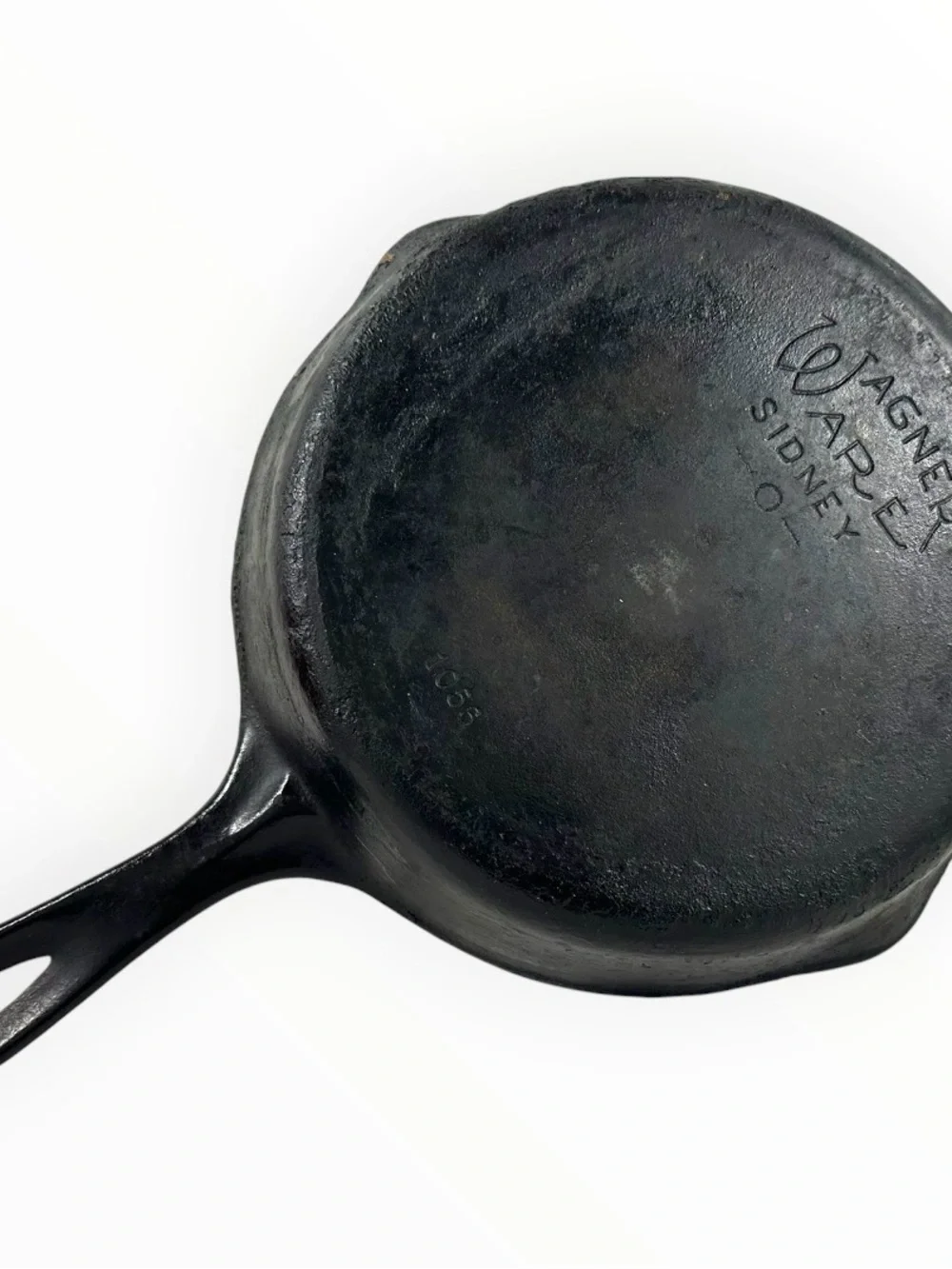 Vintage Wagner Ware 1058 No 8 Cast Iron Skillet Sidney Smooth Bottom USA